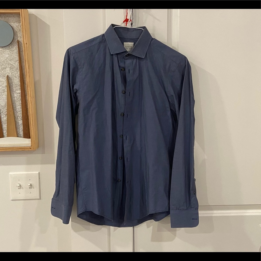 Simon Spurr Pinpoint Dress Shirt